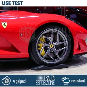 PROTECTORES DE NEUMÁTICOS Negros para Jaguar F-Type, Anti Deformación | Originales Kuberth HECHO EN ITALIA