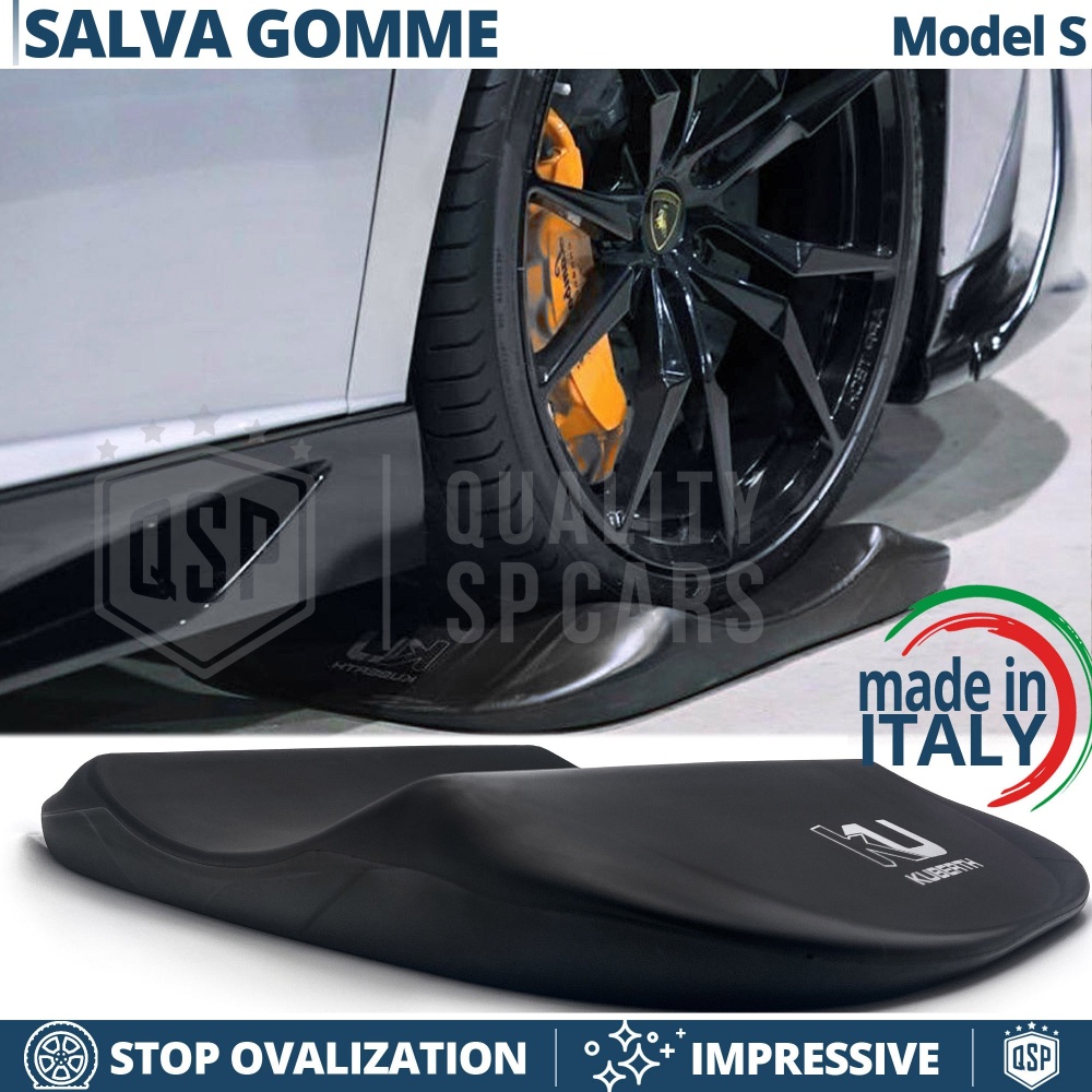 PROTECTORES DE NEUMÁTICOS Negros para Lamborghini Miura, Anti Deformación | Originales Kuberth HECHO EN ITALIA