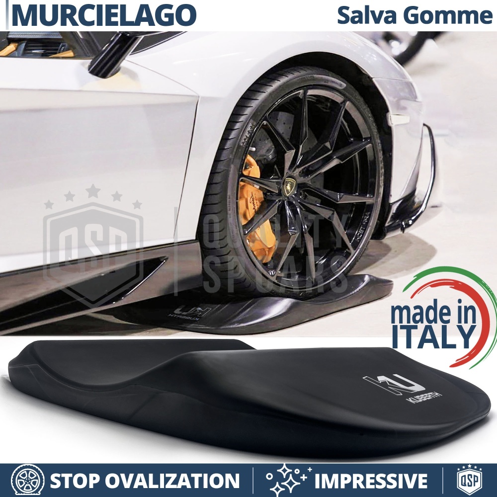 PROTECTORES DE NEUMÁTICOS Negros para Lamborghini Murcielago, Anti Deformación | Originales Kuberth HECHO EN ITALIA
