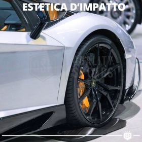 PROTECTORES DE NEUMÁTICOS Negros para Lamborghini Murcielago, Anti Deformación | Originales Kuberth HECHO EN ITALIA