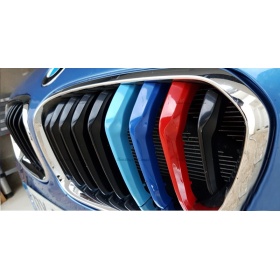 3x RIÑONES REJILLA en ABS en colores M Sport para BMW SERIE 1 (F20 F21) 15-17 Facelift REJILLA A 9 BANDAS