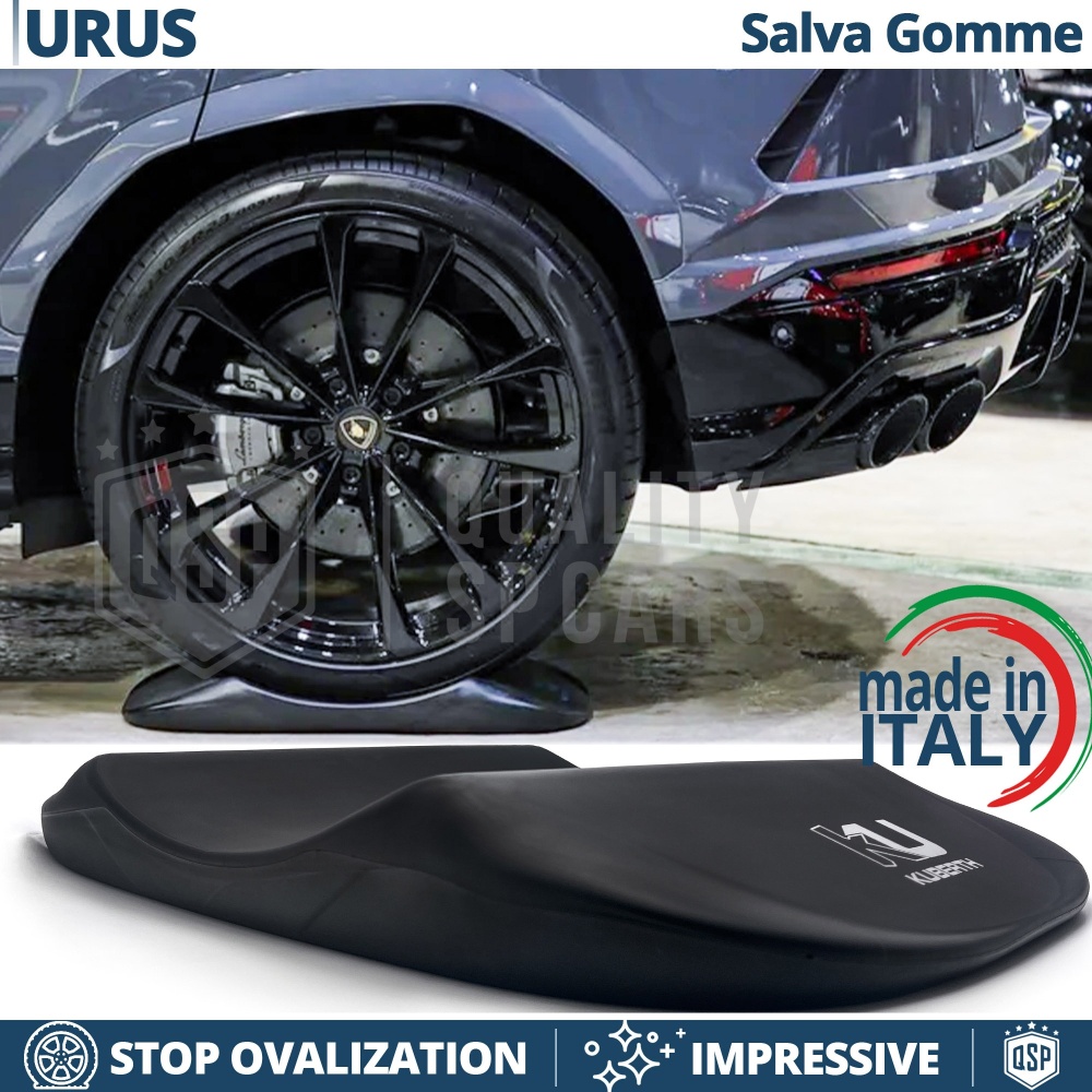 PROTECTORES DE NEUMÁTICOS Negros para Lamborghini Urus, Anti Deformación | Originales Kuberth HECHO EN ITALIA