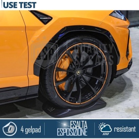 PROTECTORES DE NEUMÁTICOS Negros para Lamborghini Urus, Anti Deformación | Originales Kuberth HECHO EN ITALIA