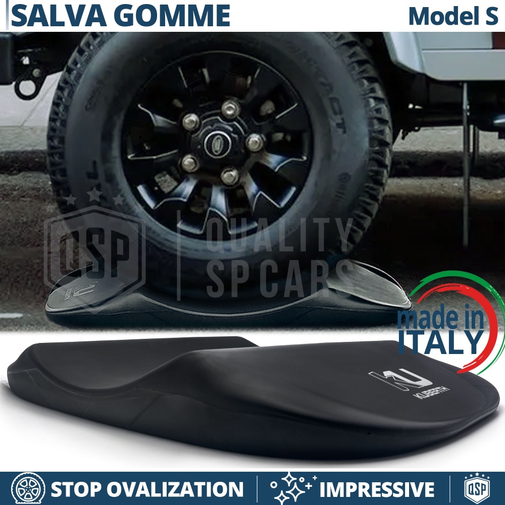 PROTECTORES DE NEUMÁTICOS Negros para Range Rover, Anti Deformación | Originales Kuberth HECHO EN ITALIA