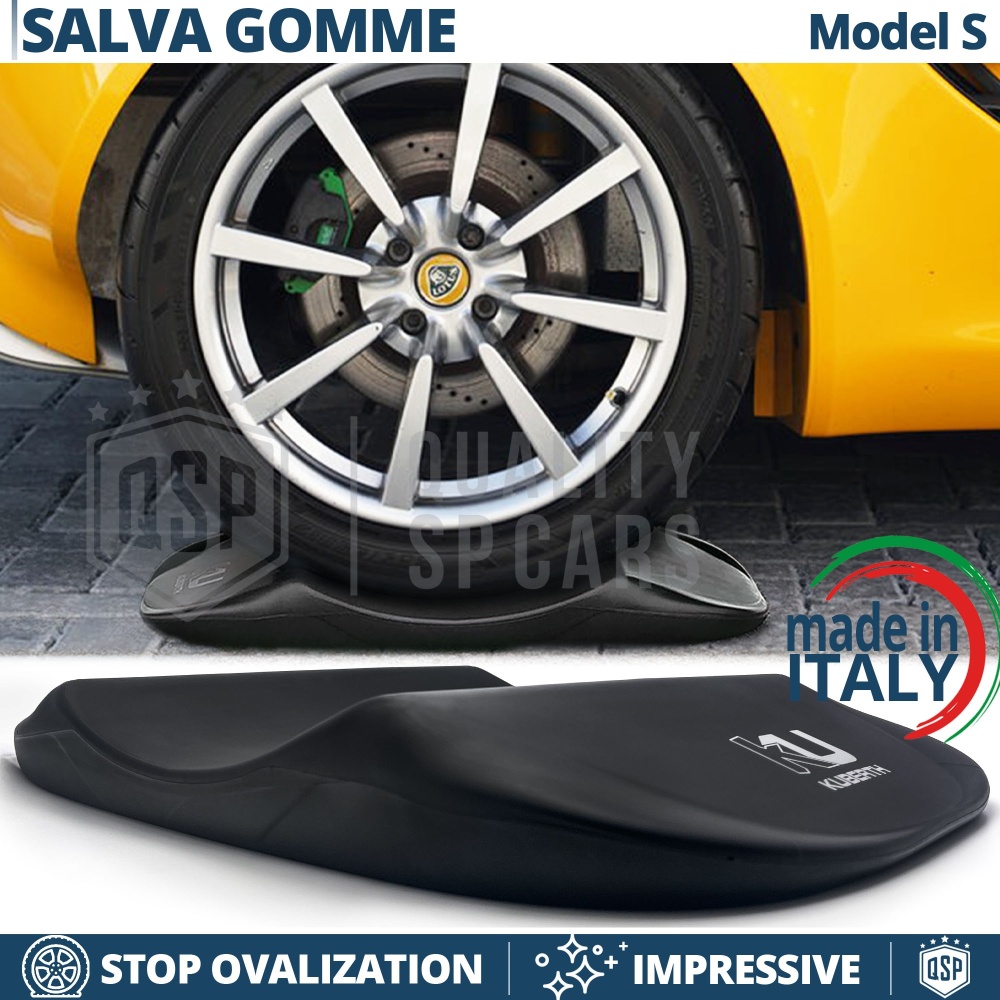 PROTECTORES DE NEUMÁTICOS Negros para Lotus Evora, Anti Deformación | Originales Kuberth HECHO EN ITALIA