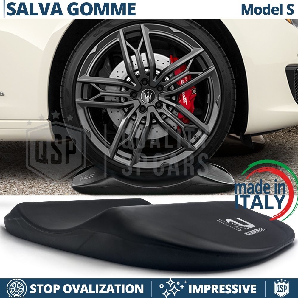 PROTECTORES DE NEUMÁTICOS Negros para Maserati Granturismo, Anti Deformación | Originales Kuberth HECHO EN ITALIA