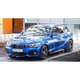 3x RIÑONES REJILLA en ABS en colores M Sport para BMW SERIE 1 (F20 F21) 15-17 Facelift REJILLA A 9 BANDAS