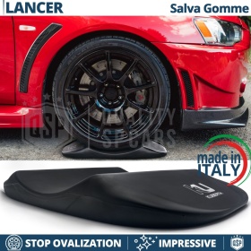 PROTECTORES DE NEUMÁTICOS Negros para Mitsubishi Lancer EVO, Anti Deformación | Originales Kuberth HECHO EN ITALIA
