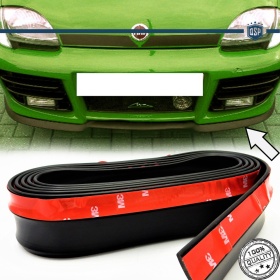 SPOILER Alerón Adhesivo PARA FIAT SEICENTO, LABIO parachoques LIP o Faldones Laterales en EPDM NEGRO flexible