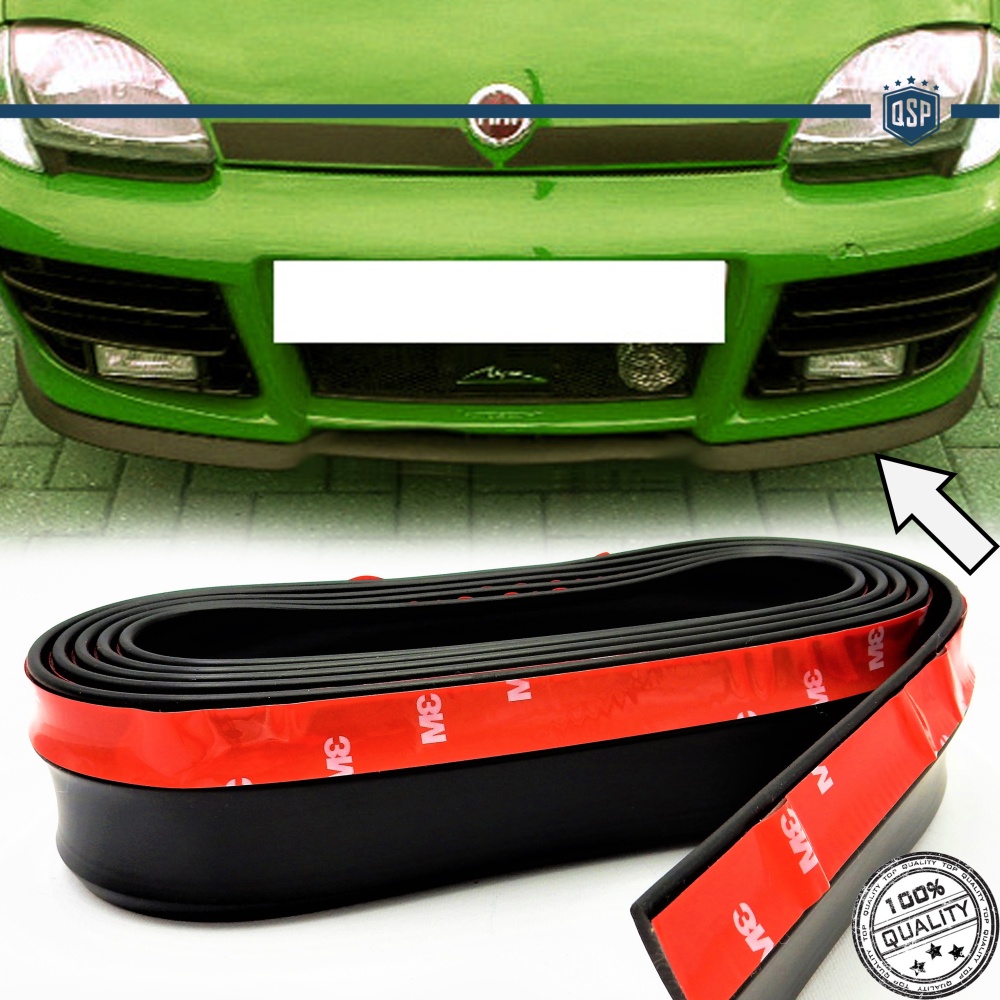 SPOILER Alerón Adhesivo PARA FIAT SEICENTO, LABIO parachoques LIP o Faldones Laterales en EPDM NEGRO flexible SPOILER Alerón Adhesivo PARA FIAT SEICENTO, LABIO parachoques LIP o Faldones Laterales en EPDM NEGRO flexible