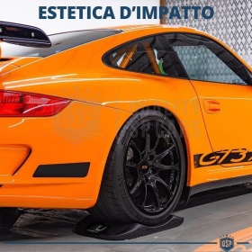 PROTECTORES DE NEUMÁTICOS Negros para Porsche 911, Anti Deformación | Originales Kuberth HECHO EN ITALIA