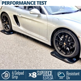 PROTECTORES DE NEUMÁTICOS Negros para Porsche Boxster, Anti Deformación | Originales Kuberth HECHO EN ITALIA