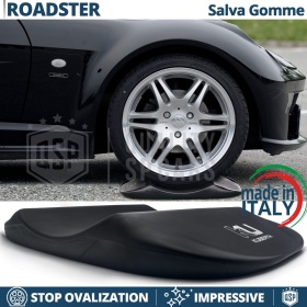 PROTECTORES DE NEUMÁTICOS Negros para Smart Roadster, Anti Deformación | Originales Kuberth HECHO EN ITALIA