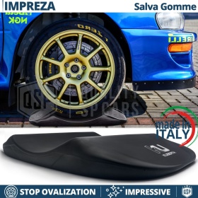 PROTECTORES DE NEUMÁTICOS Negros para Subaru Impreza, Anti Deformación | Originales Kuberth HECHO EN ITALIA