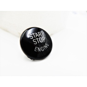 KEY ENGINE IGNITION BLACK BUTTON "START STOP ENGINE" IN ABS FOR BMW VERSIONS E, Anti-Scratches NO FOOTPRINT