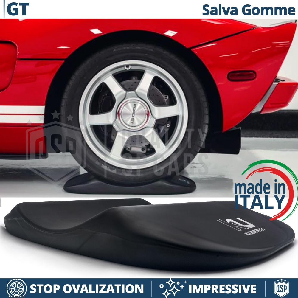 Black TIRE CRADLES For Ford GT, Flat Stop Protector | Original Kuberth MADE IN ITALY