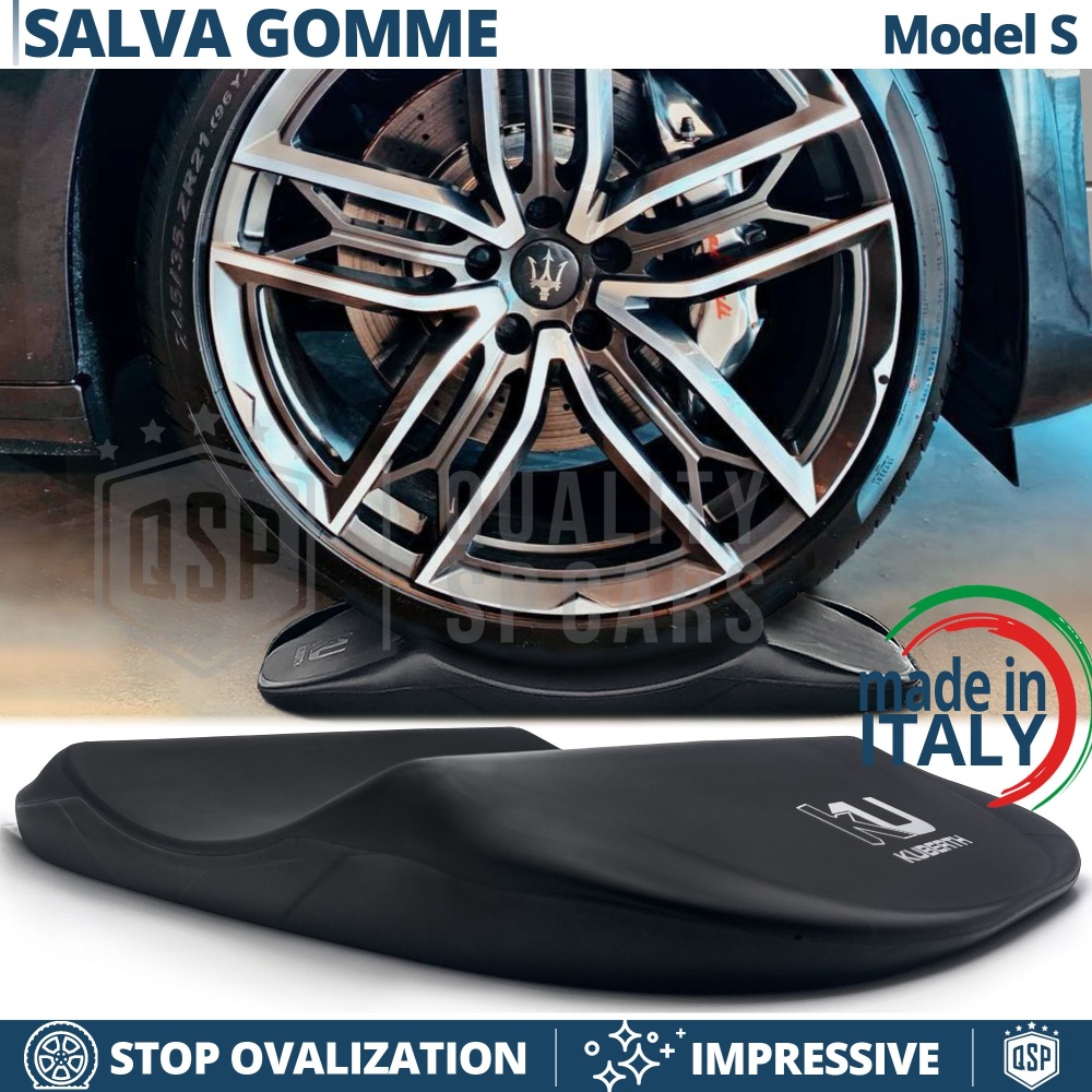 Cuscini SALVA GOMME Neri Per Maserati MC20, Antiovalizzanti Ruote | Originali Kuberth MADE IN ITALY