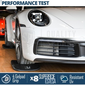 PROTECTORES DE NEUMÁTICOS Negros para Porsche Taycan, Anti Deformación | Originales Kuberth HECHO EN ITALIA