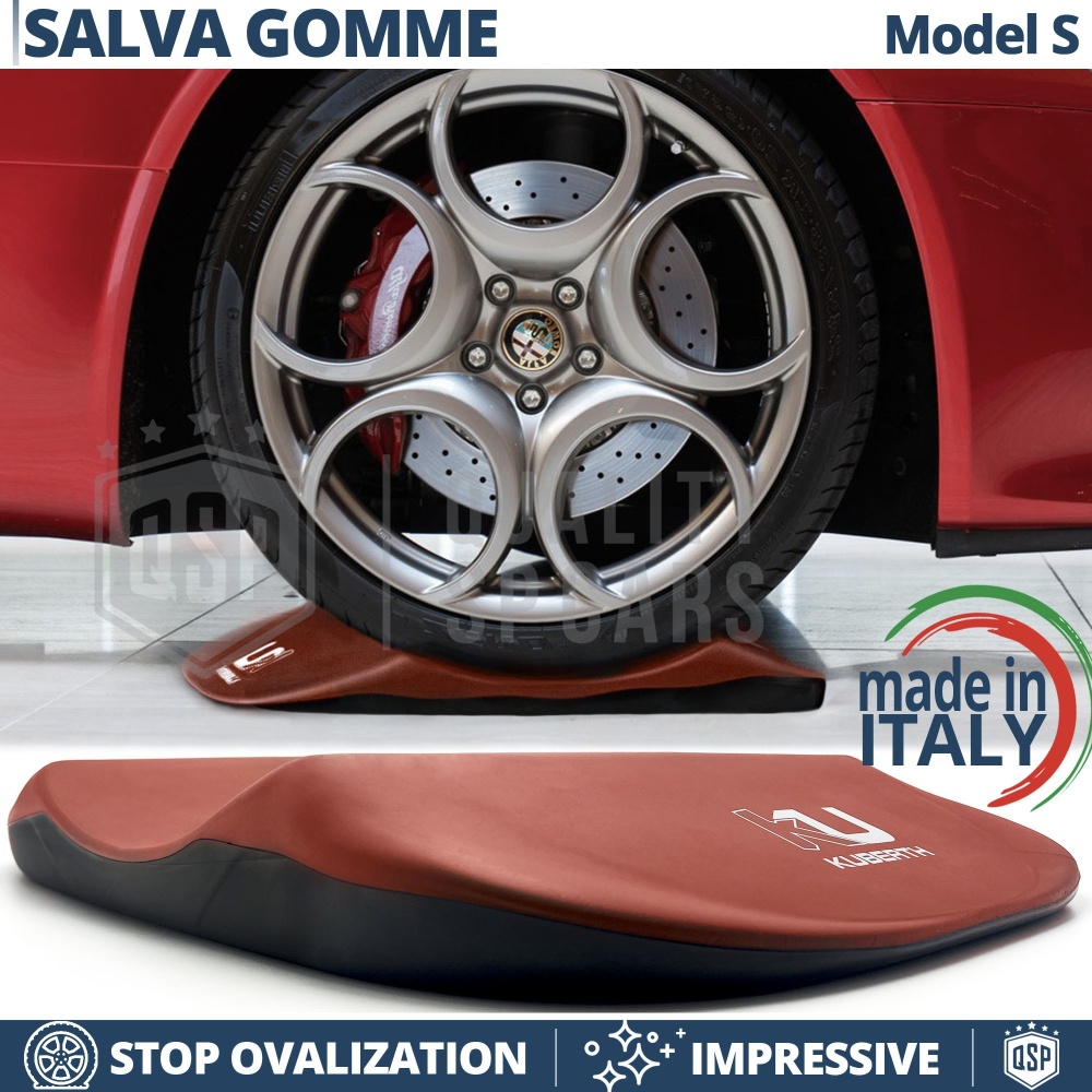 PROTECTORES DE NEUMÁTICOS Rojos para Alfa 4C, Anti Deformación | Originales Kuberth HECHO EN ITALIA