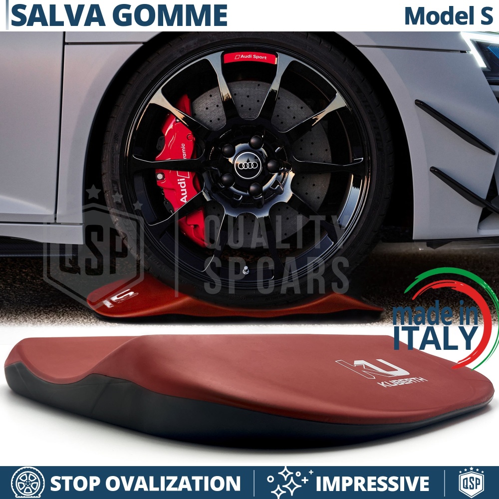 PROTECTORES DE NEUMÁTICOS Rojos para Audi TT, Anti Deformación | Originales Kuberth HECHO EN ITALIA