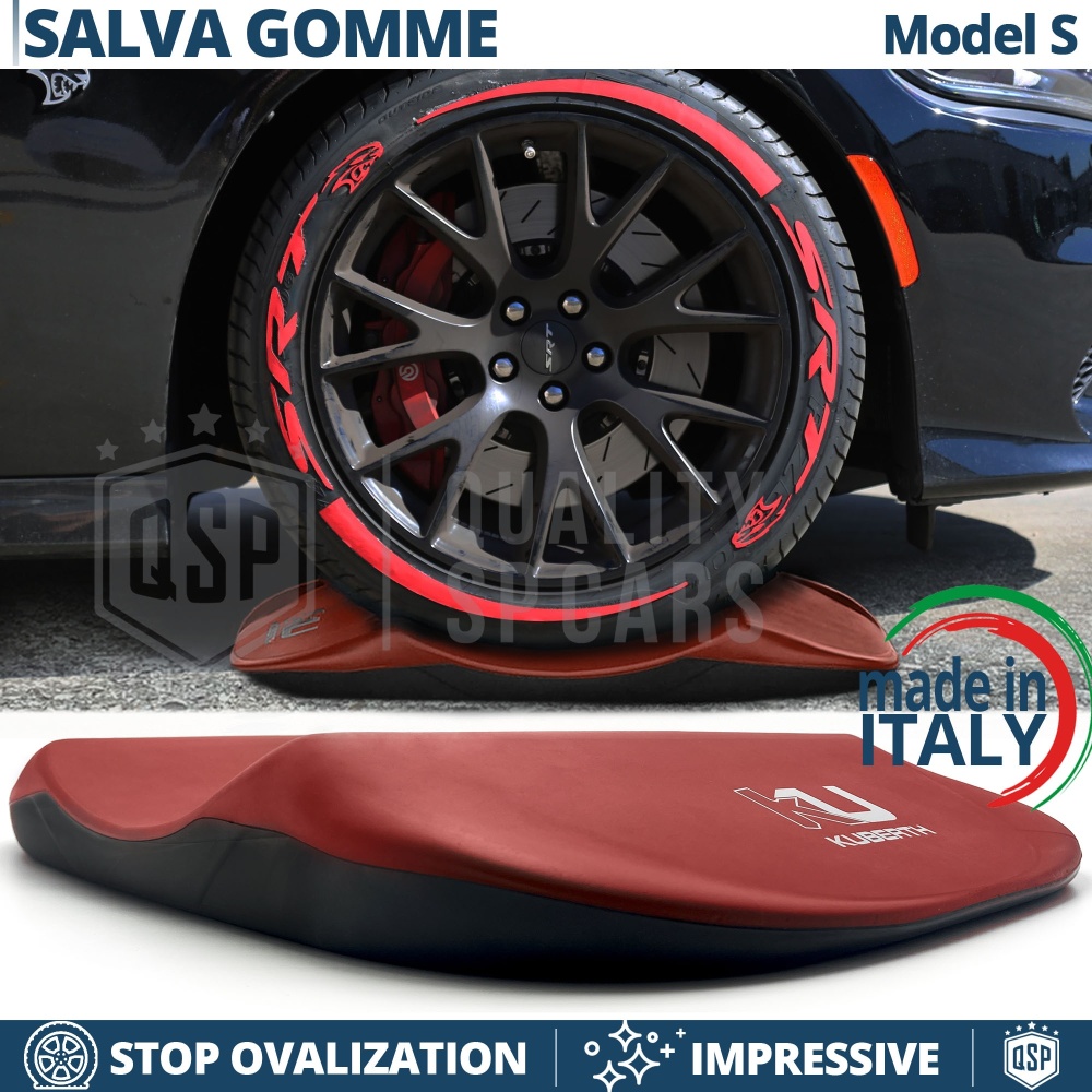 PROTECTORES DE NEUMÁTICOS Rojos para Dodge Charger, Anti Deformación | Originales Kuberth HECHO EN ITALIA