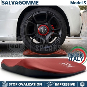 PROTECTORES DE NEUMÁTICOS Rojos para Fiat 124, Anti Deformación | Originales Kuberth HECHO EN ITALIA