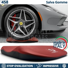 PROTECTORES DE NEUMÁTICOS Rojos para Ferrari 458, Anti Deformación | Originales Kuberth HECHO EN ITALIA