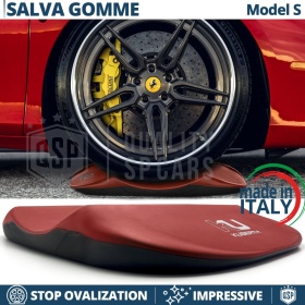 PROTECTORES DE NEUMÁTICOS Rojos para Ferrari Berlinetta, Anti Deformación | Originales Kuberth HECHO EN ITALIA