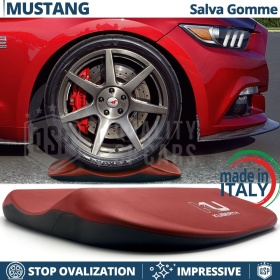 PROTECTORES DE NEUMÁTICOS Rojos para Ford Mustang, Anti Deformación | Originales Kuberth HECHO EN ITALIA