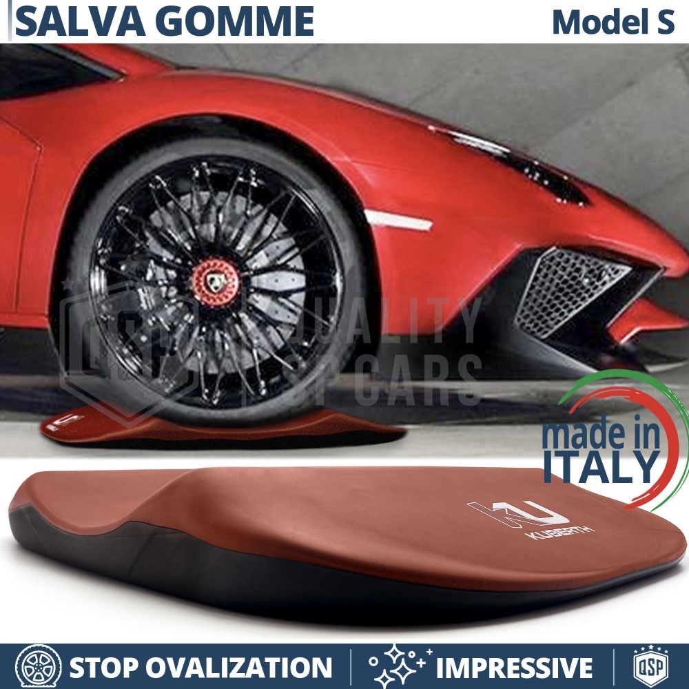 PROTECTORES DE NEUMÁTICOS Rojos para Lamborghini Espada, Anti Deformación | Originales Kuberth HECHO EN ITALIA
