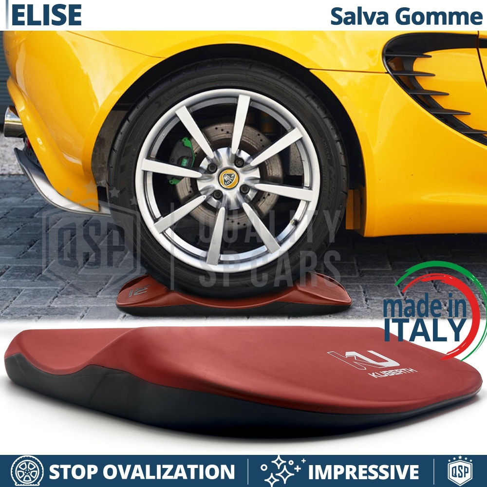 PROTECTORES DE NEUMÁTICOS Rojos para Lotus Elise, Anti Deformación | Originales Kuberth HECHO EN ITALIA
