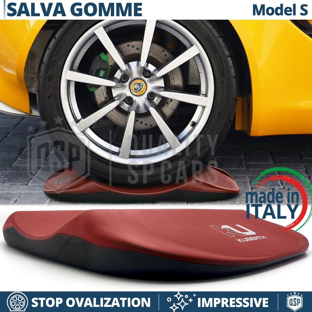 PROTECTORES DE NEUMÁTICOS Rojos para Lotus Evora, Anti Deformación | Originales Kuberth HECHO EN ITALIA