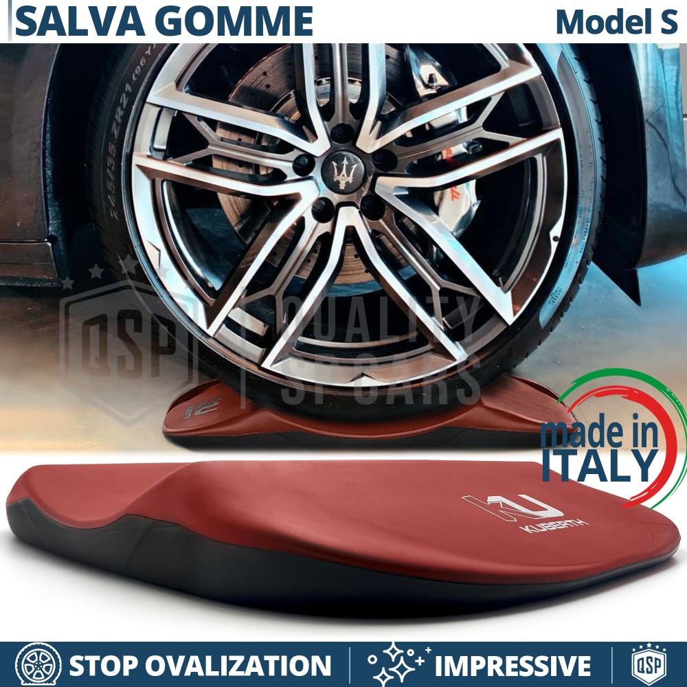 PROTECTORES DE NEUMÁTICOS Rojos para Maserati Grancabrio, Anti Deformación | Originales Kuberth HECHO EN ITALIA