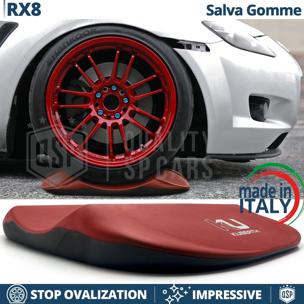 Cuscini SALVA GOMME Rossi per Mazda RX-8, Antiovalizzanti Ruote | Originali Kuberth MADE IN ITALY