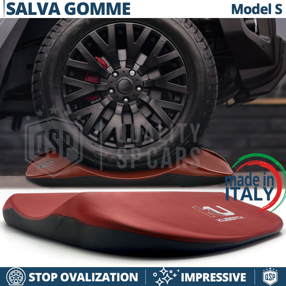 Cuscini SALVA GOMME Rossi per Mitsubishi Pajero, Antiovalizzanti Ruote | Originali Kuberth MADE IN ITALY