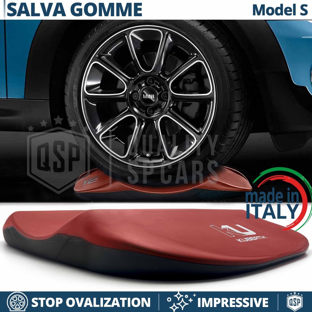 PROTECTORES DE NEUMÁTICOS Rojos para Mini Roadster, Anti Deformación | Originales Kuberth HECHO EN ITALIA