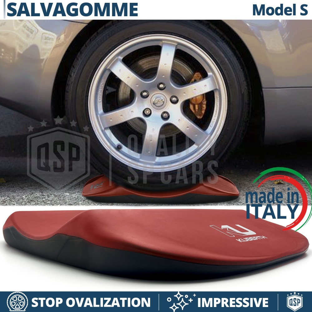 PROTECTORES DE NEUMÁTICOS Rojos para Nissan 370Z, Anti Deformación | Originales Kuberth HECHO EN ITALIA