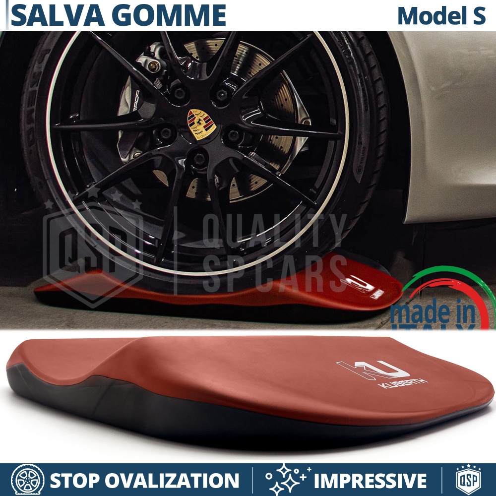 PROTECTORES DE NEUMÁTICOS Rojos para Porsche 918 Spyder, Anti Deformación | Originales Kuberth HECHO EN ITALIA