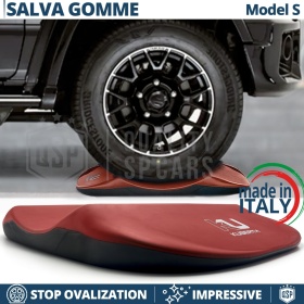 PROTECTORES DE NEUMÁTICOS Rojos para Suzuki Samurai SJ, Anti Deformación | Originales Kuberth HECHO EN ITALIA