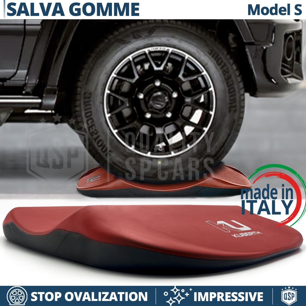 PROTECTORES DE NEUMÁTICOS Rojos para Suzuki Samurai SJ, Anti Deformación | Originales Kuberth HECHO EN ITALIA