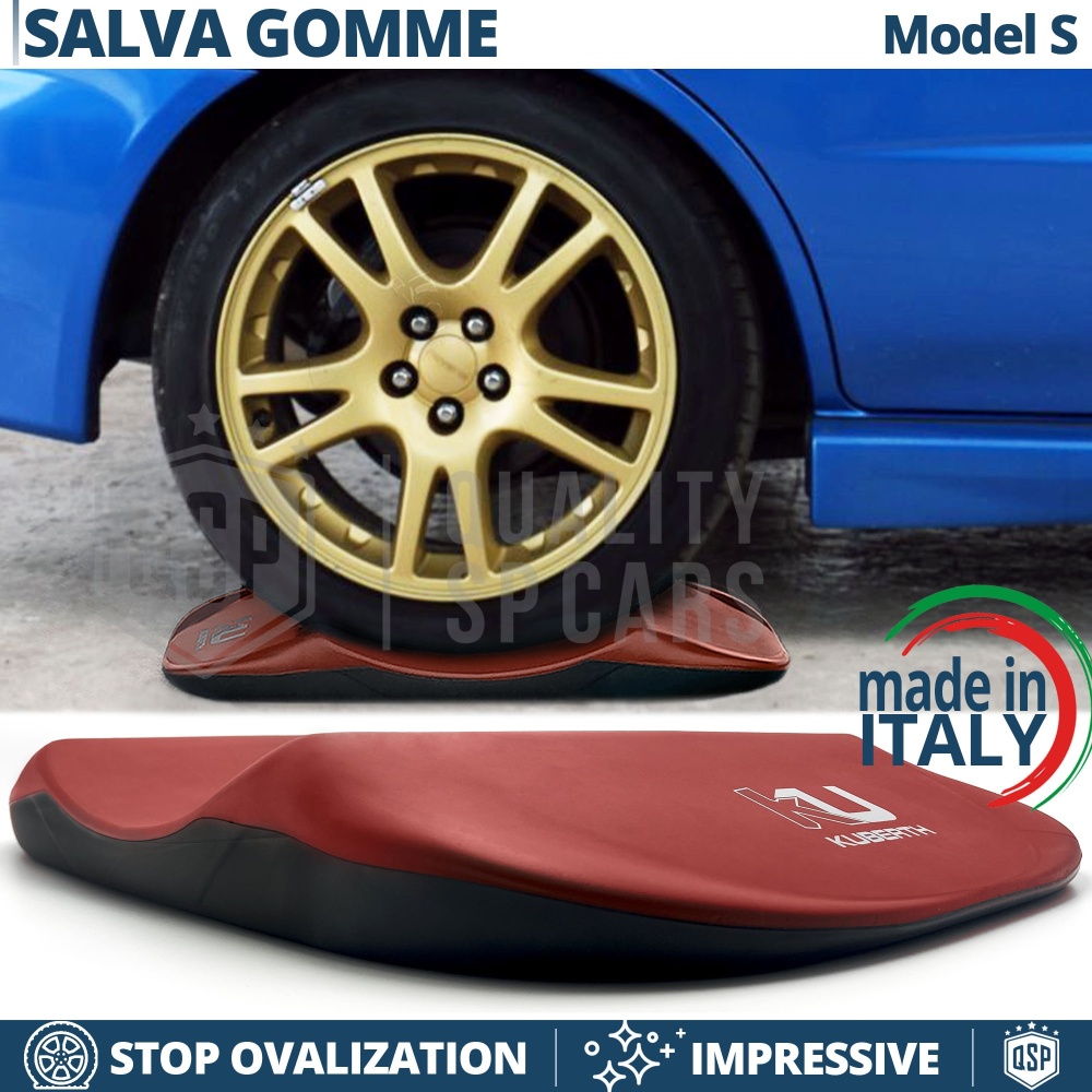Red TIRE CRADLES For Subaru BRZ, Flat Stop Protector | Original Kuberth MADE IN ITALY