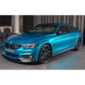 3x Rigid ABS Grille COVER STRIPES M Sport for BMW 4 Series (F32 F33 F36) WITH 9 vertical grills