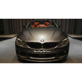 3x Rigid ABS Grille COVER STRIPES M Sport for BMW 4 Series (F32 F33 F36) WITH 9 vertical grills