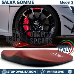 PROTECTORES DE NEUMÁTICOS Rojos para Audi E-Tron, Anti Deformación | Originales Kuberth HECHO EN ITALIA