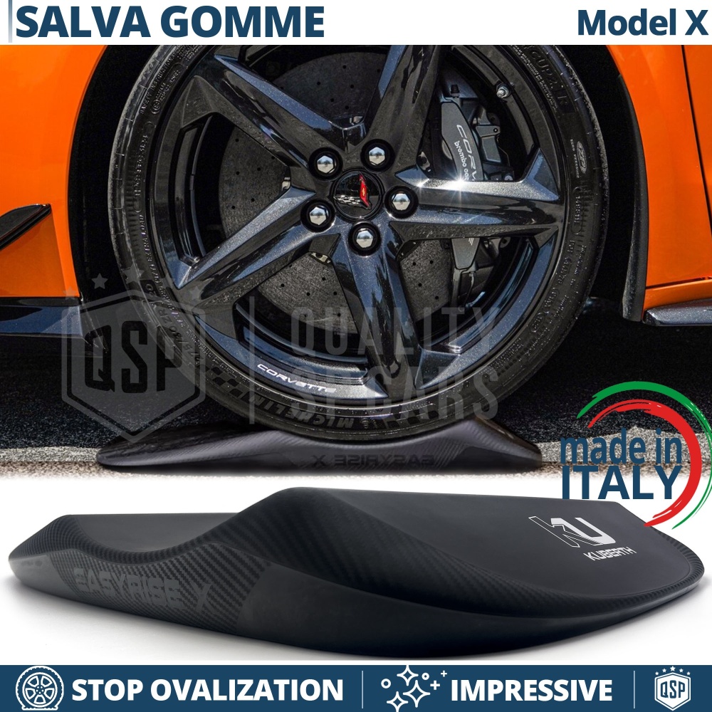 Cuscini SALVA GOMME Anti-ovalizzanti Carbon, adatti per CHEVROLET | Originali Kuberth MADE IN ITALY