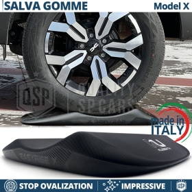 PROTECTORES DE NEUMÁTICOS Anti Deformación Carbono, Adecuados para DACIA | Originales Kuberth HECHO EN ITALIA
