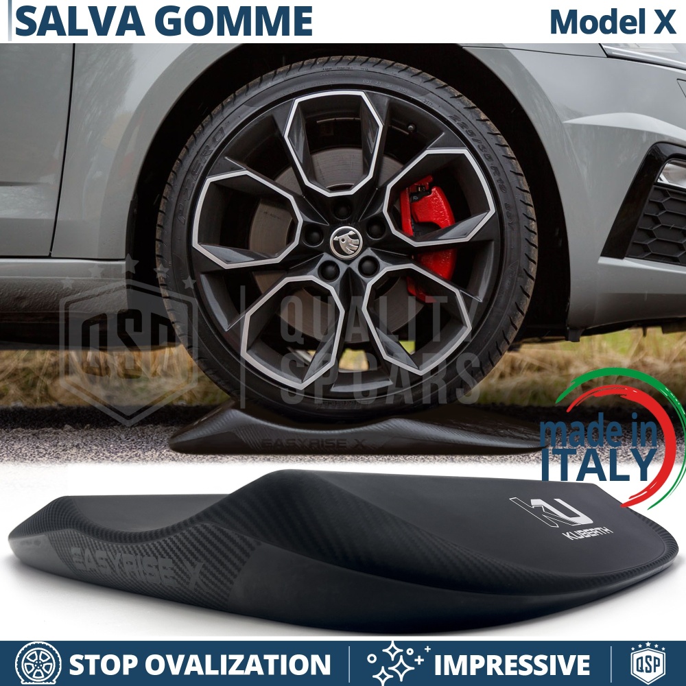 PROTECTORES DE NEUMÁTICOS Anti Deformación Carbono, Adecuados para SKODA | Originales Kuberth HECHO EN ITALIA
