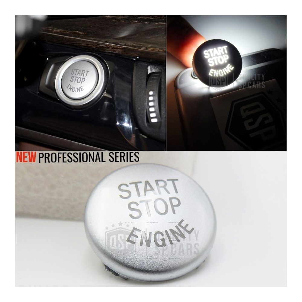 KEY ENGINE IGNITION SILVER BUTTON "START STOP ENGINE" IN ABS FOR BMW VERSIONS E, Anti-Scratches NO FOOTPRINT KEY ENGINE IGNITION SILVER BUTTON "START STOP ENGINE" IN ABS FOR BMW VERSIONS E, Anti-Scratches NO FOOTPRINT