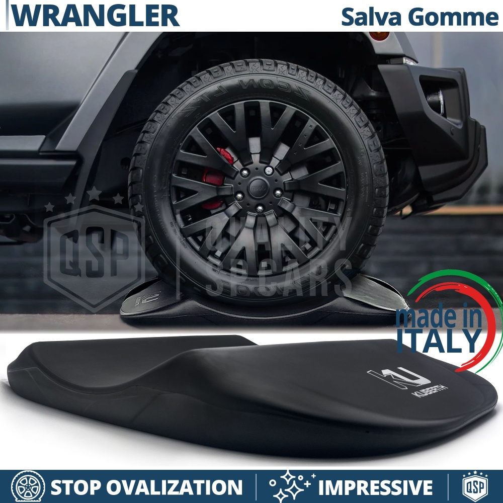 PROTECTORES DE NEUMÁTICOS Anti Deformación Negros, Adecuados para JEEP | Originales Kuberth HECHO EN ITALIA