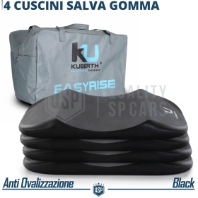 PROTECTORES DE NEUMÁTICOS Anti Deformación Negros, Adecuados para SEAT | Originales Kuberth HECHO EN ITALIA